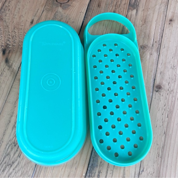 Jadeite Tupperware Cheese Grater Container with Lid 3 Pieces - Picture 8 of 10